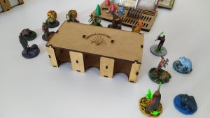 pudełko na karty Talisman Magia I Miecz Insert Funkcjonalny LeszczyQ Laser Cut