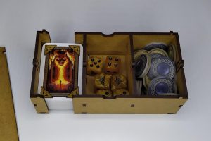 pudełko na karty Talisman Magia I Miecz Insert Funkcjonalny LeszczyQ Laser Cut